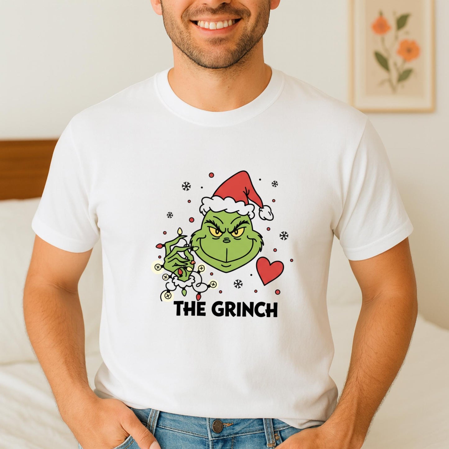 Funny Christmas Parody T-Shirt, Green Grumpy Holiday Character Tee, Cute Xmas Mischief Graphic Shirt, Grinch T-Shirt, The Grinch