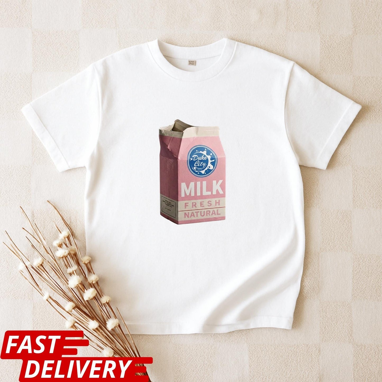 Pluribus HDP Milk Carton T-Shirt, Human-Derived Protein (HDP) Design, Pluribus Series Fan Shirt, John Cena Cameo Tee, Dark Sci-Fi TV Shirt