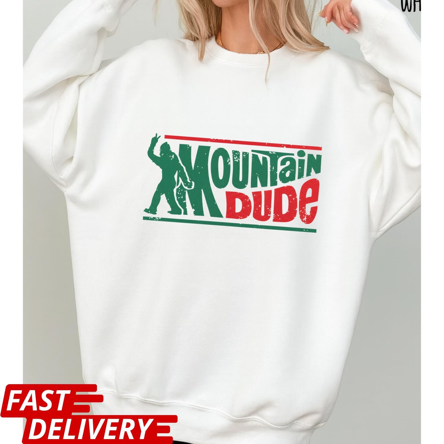 Mountain Dude Bigfoot Shirt, Funny Sasquatch T-Shirt, Retro Camping Tee, Outdoorsmen Gift, Hiking Shirt Men, CottonBody Graphic Tee