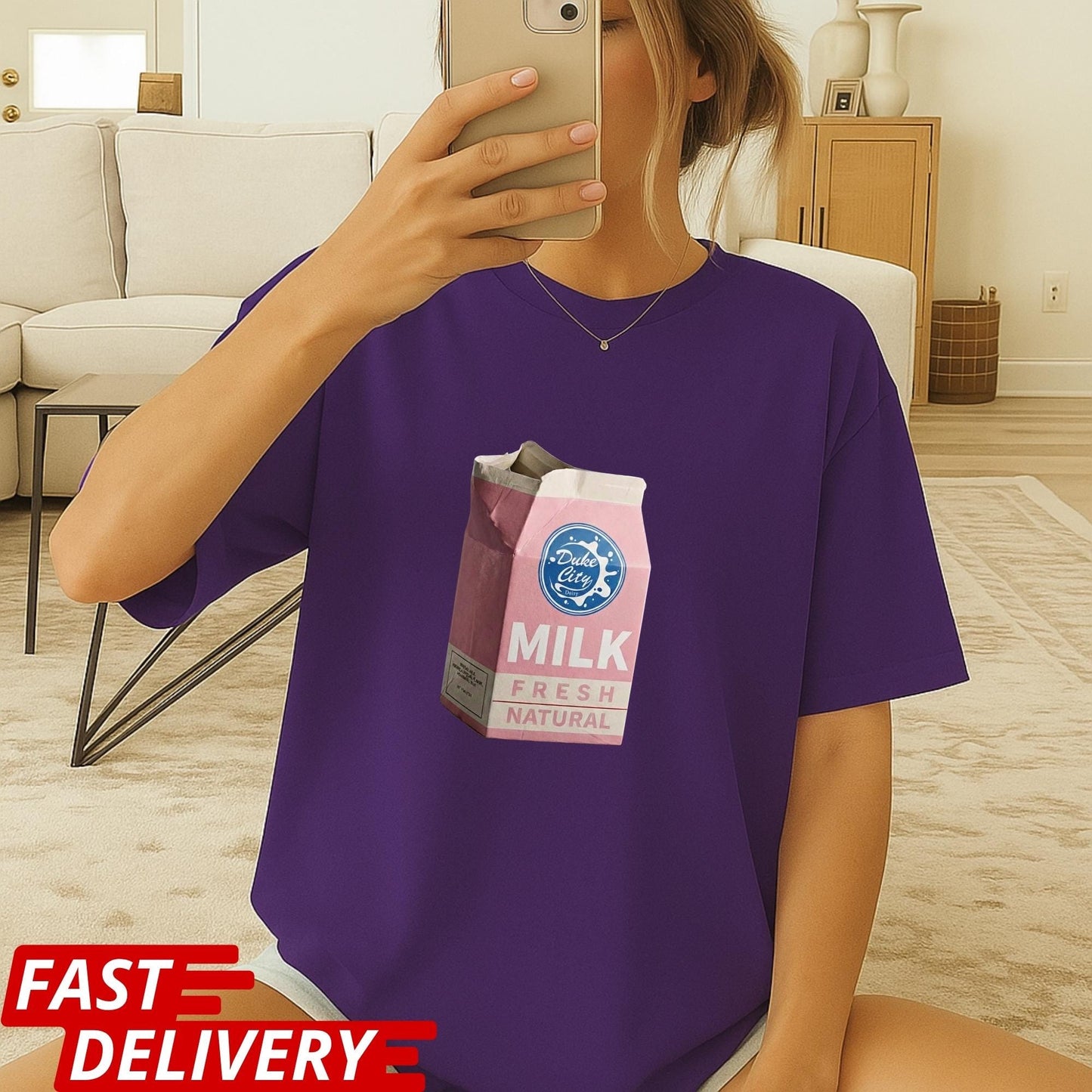 Pluribus HDP Milk Carton T-Shirt, Human-Derived Protein (HDP) Design, Pluribus Series Fan Shirt, John Cena Cameo Tee, Dark Sci-Fi TV Shirt