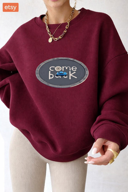 Pluribus Come Back Shirt, Carol Quote T-Shirt, Minimal Fan Art Tee, Sci-Fi Series Inspired Graphic Shirt, Unisex Retro TV Show Tee