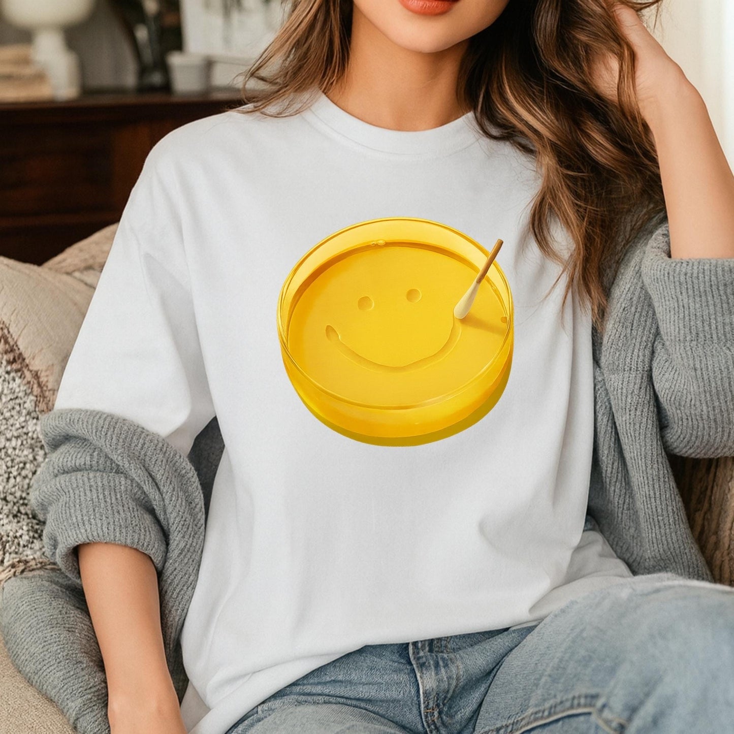 Pluribus Smile Dish Shirt, Pluribus Series Iconic Scene T-Shirt, Sci-Fi Cult Show Symbol Tee, Dystopian TV Series Shirt