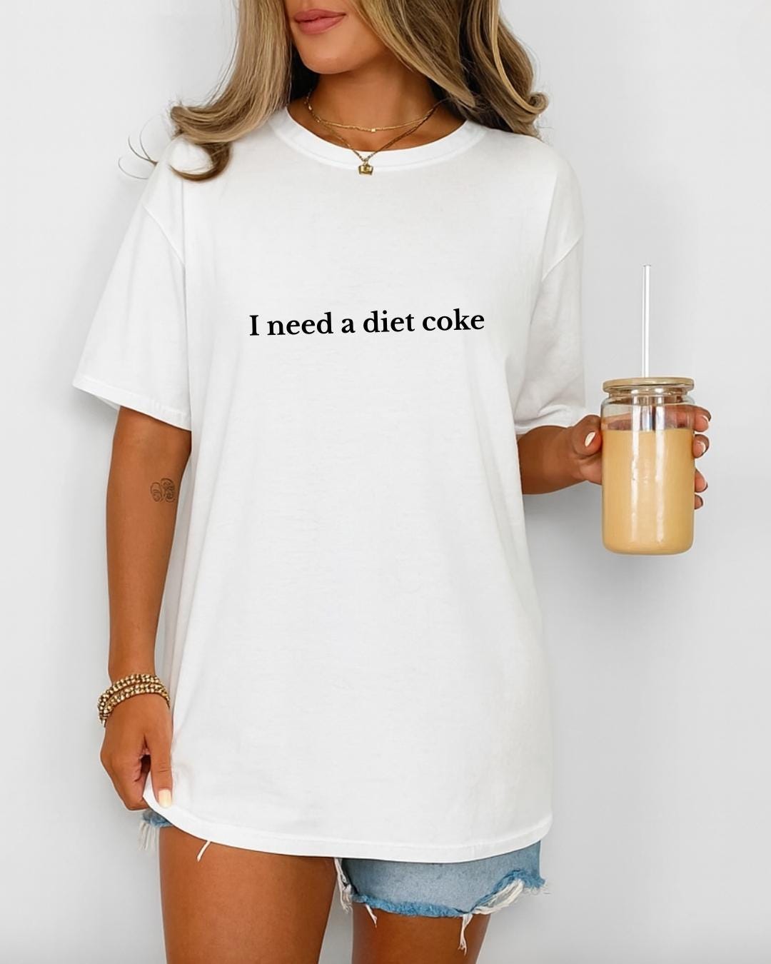 I Need A Diet Coke Sweatshirt, Diet Coke Bottles, Gift for Diet Coke Lover, Soda Gift Crewneck, Funny Gift Sweatshirt Soda Lover, Funny Coke