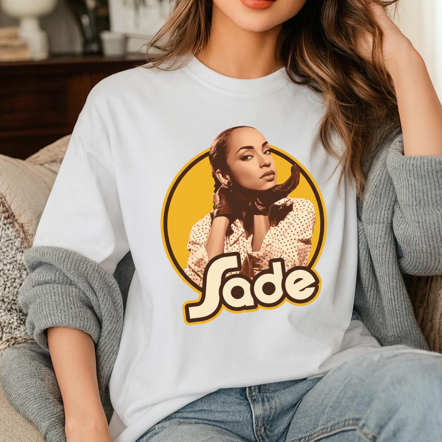 Sade Inspired Shirt, Sade Aesthetic Graphic Tee, Retro Soul Style T Shirt, Vintage Music Art Shirt, Unisex Statement Tee