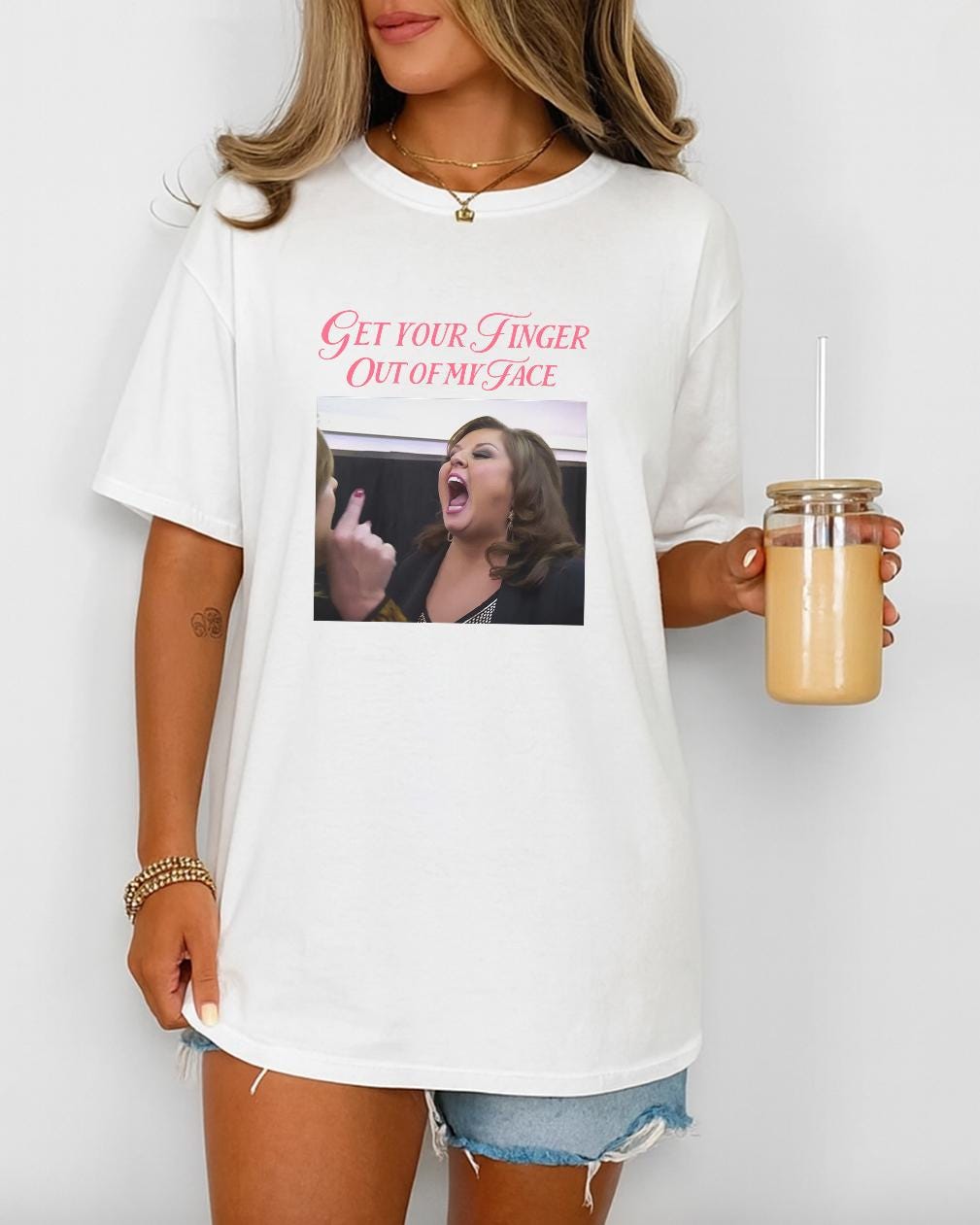 Get Your Finger Out of My Face Shirt, Reality TV Meme Tee, Dance Moms Inspired Funny Shirt, Abby Style Quote Tee, Viral Pop Culture T Shirt