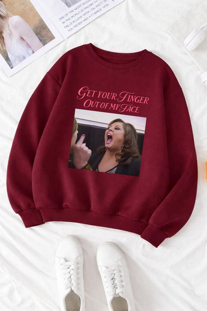 Get Your Finger Out of My Face Shirt, Reality TV Meme Tee, Dance Moms Inspired Funny Shirt, Abby Style Quote Tee, Viral Pop Culture T Shirt