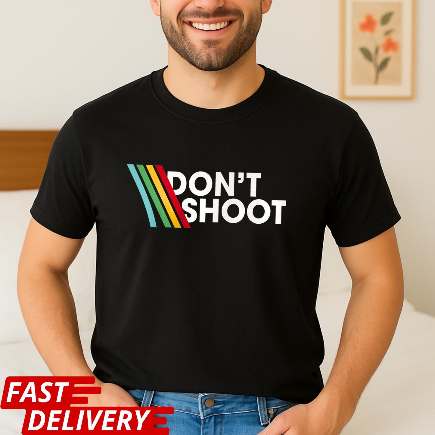 Arc Raiders T Shirt, DON'T SHOOT Gaming Shirt, Sarcastic Funny Retro Arcade Raiders Tee, Vintage ARC Stripes, Don’t Shoot Shirt