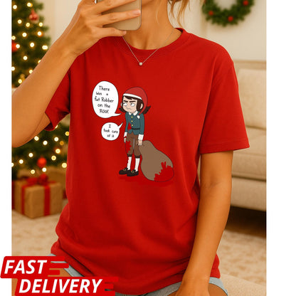 Haunted Hotel Abaddon Cartoon Inspired Custom T-shirt Dark Anime Horror Tee, Gothic Demon Graphic Shirt, Its Fricken Bats T Shirt