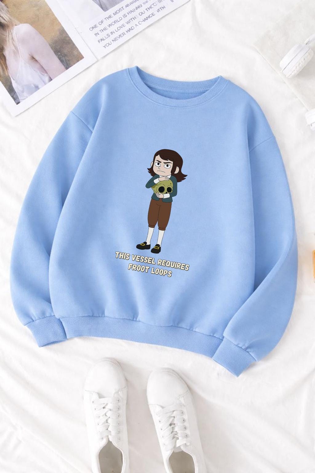 High Prince Of The Black Realm, This Vessel Requires Fruit Loops Tee, Haunted Hotel Abaddon Cartoon Inspired Custom T-shirt Dark Horror Tee