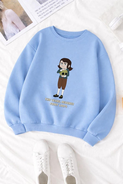 High Prince Of The Black Realm, This Vessel Requires Fruit Loops Tee, Haunted Hotel Abaddon Cartoon Inspired Custom T-shirt Dark Horror Tee