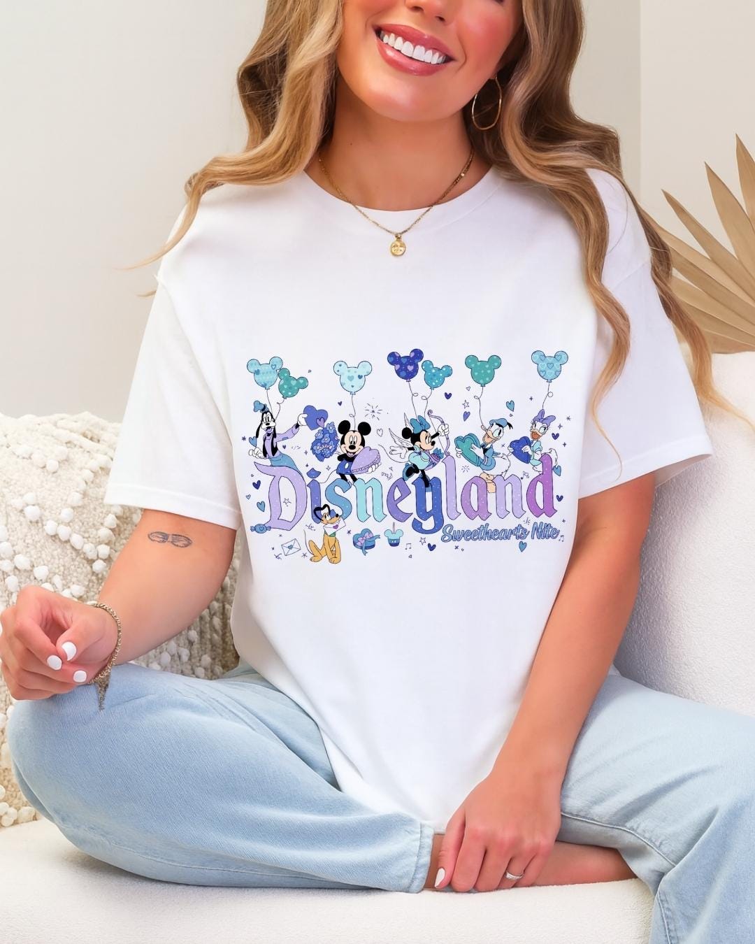 Disneyland Valentine’s Day Sweatshirt, Mickey and Friends Shirt, Disney Sweethearts Nite Sweater, Retro Disneyland Valentine Hoodie