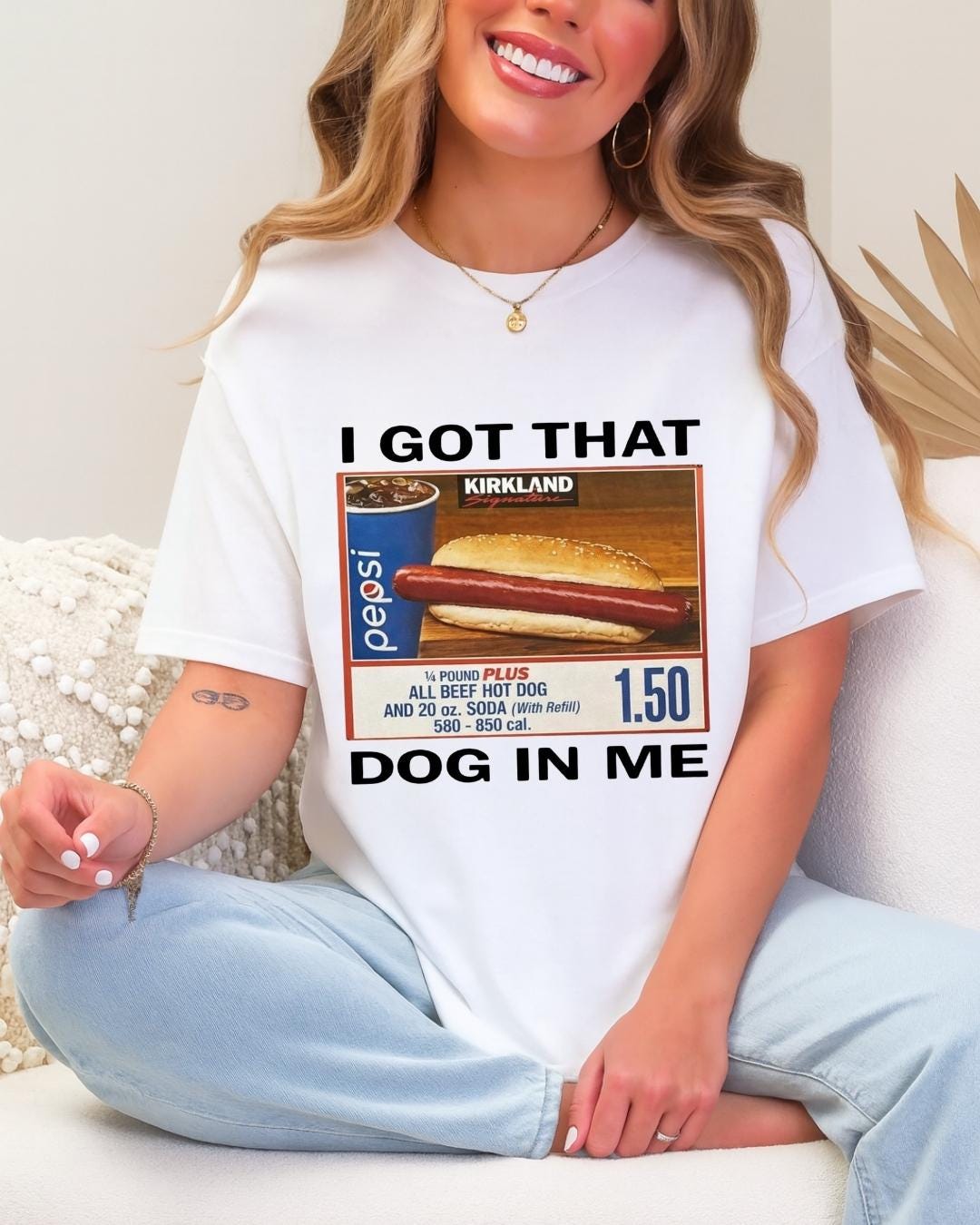 I Got That Dog In Me Shirt, Funny Costco Hot Dog Meme Shirt, Comfort Colors Graphic Tee, Viral Food Meme Shirt, Gift for Costco Lovers