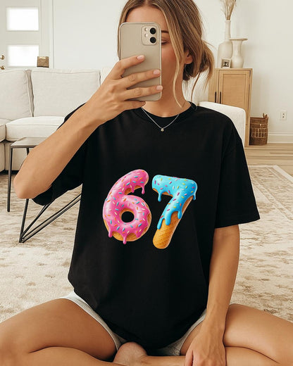 67 Meme T Shirt, Funny 6 7 Shirt, Cute Number Meme Tee, Valentine Humor Shirt, Viral Internet Joke Unisex Tee, 6 7 Valentines Day