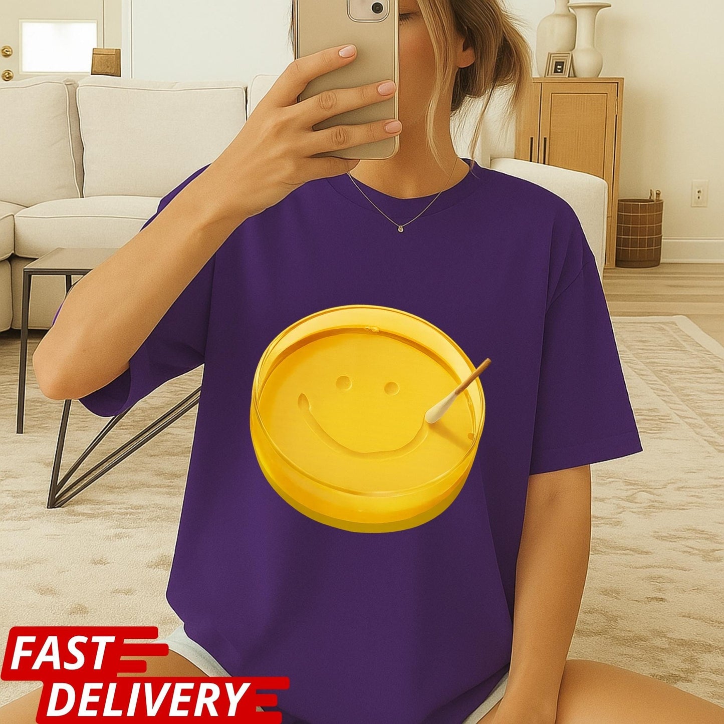 Pluribus Smile Dish Shirt, Pluribus Series Iconic Scene T-Shirt, Sci-Fi Cult Show Symbol Tee, Dystopian TV Series Shirt