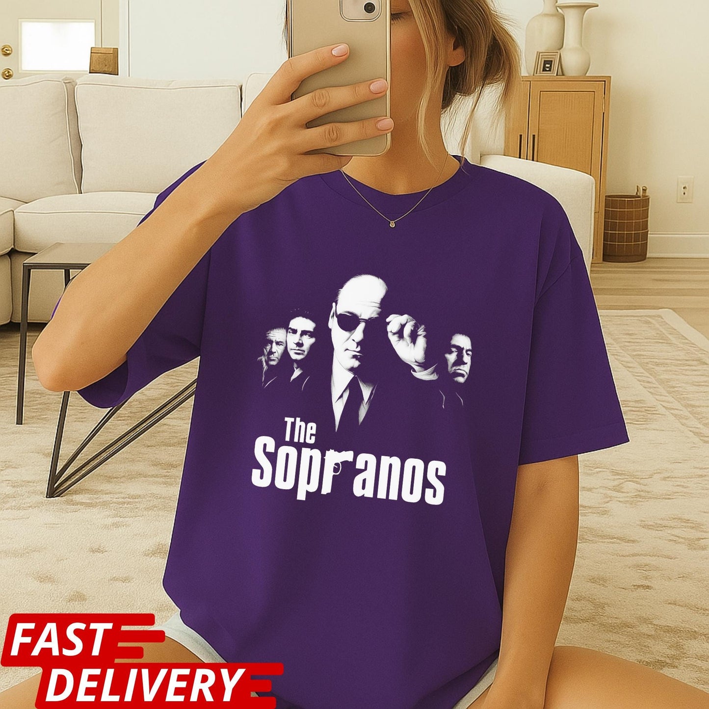 The Sopranos TV Show Shirt, Classic Mafia Series Tee, Mob Boss Fan Gift, Vintage Crime Drama T-Shirt, Tony Soprano Graphic Tee