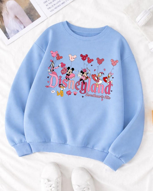 Disneyland Valentines Day Sweatshirt, Mickey and Friends Shirt, Disney Sweethearts Sweater, Retro Disneyland Valentine's Hoodie