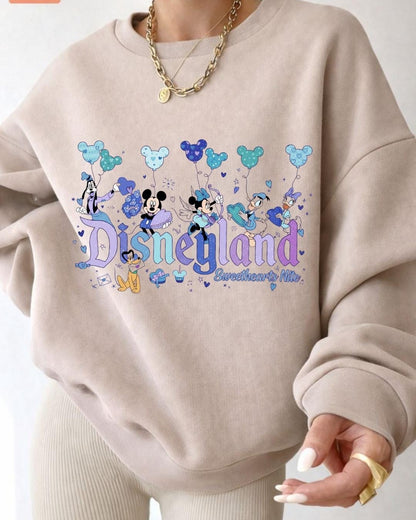 Disneyland Valentine’s Day Sweatshirt, Mickey and Friends Shirt, Disney Sweethearts Nite Sweater, Retro Disneyland Valentine Hoodie