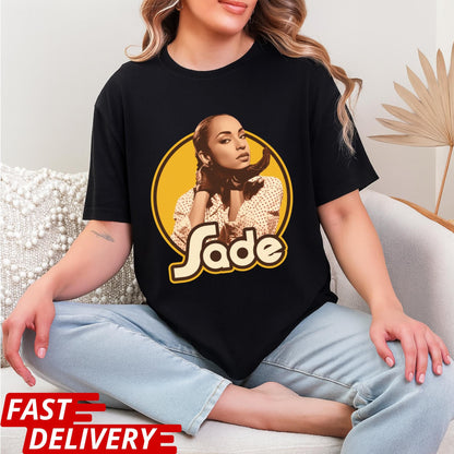 Sade Inspired Shirt, Sade Aesthetic Graphic Tee, Retro Soul Style T Shirt, Vintage Music Art Shirt, Unisex Statement Tee