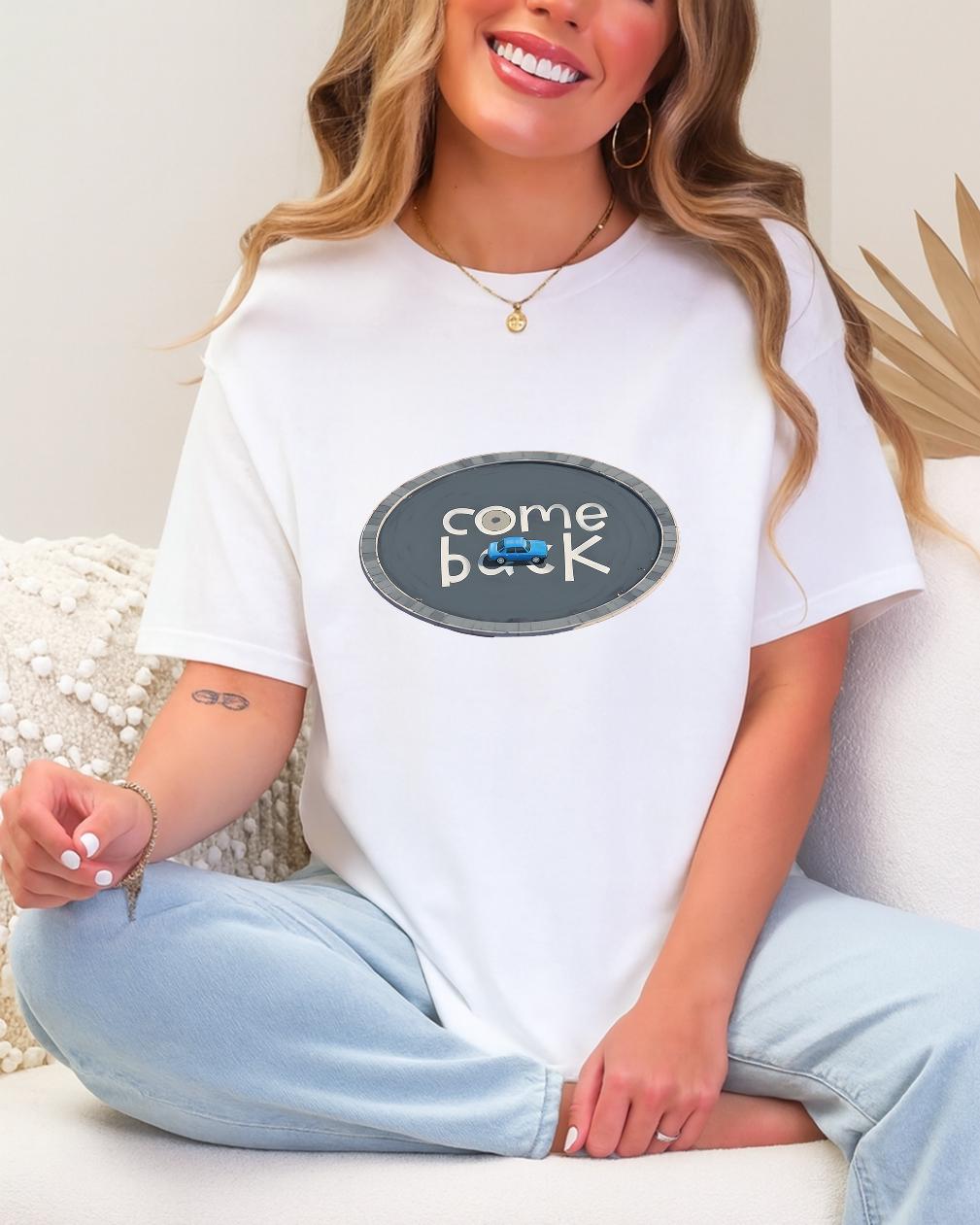 Pluribus Come Back Shirt, Carol Quote T-Shirt, Minimal Fan Art Tee, Sci-Fi Series Inspired Graphic Shirt, Unisex Retro TV Show Tee