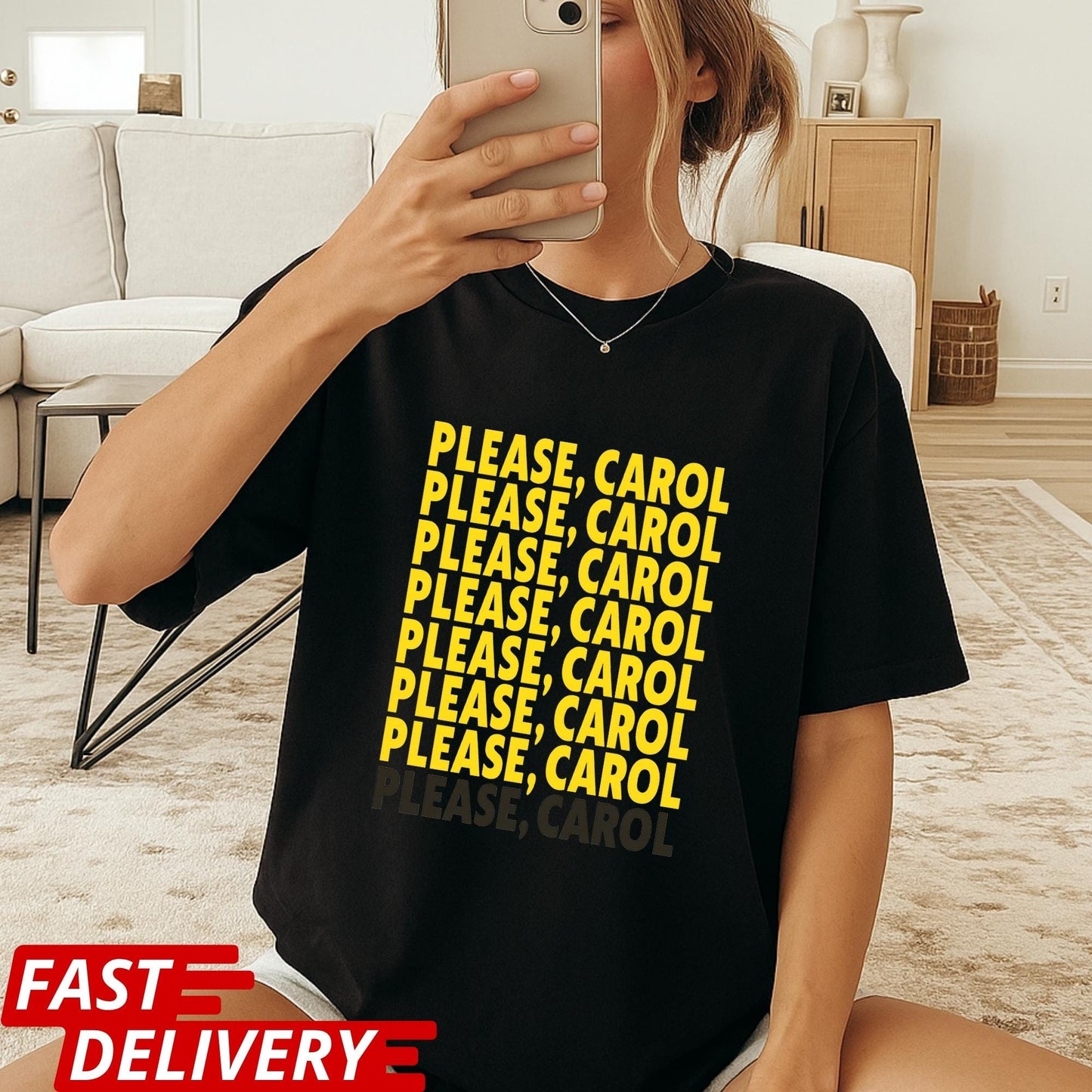 Please Carol Shirt, Carol Quote T-Shirt, Pluribus Carol Scene Tee, Cult Sci Fi Series Quote Shirt, Statement Graphic Tee