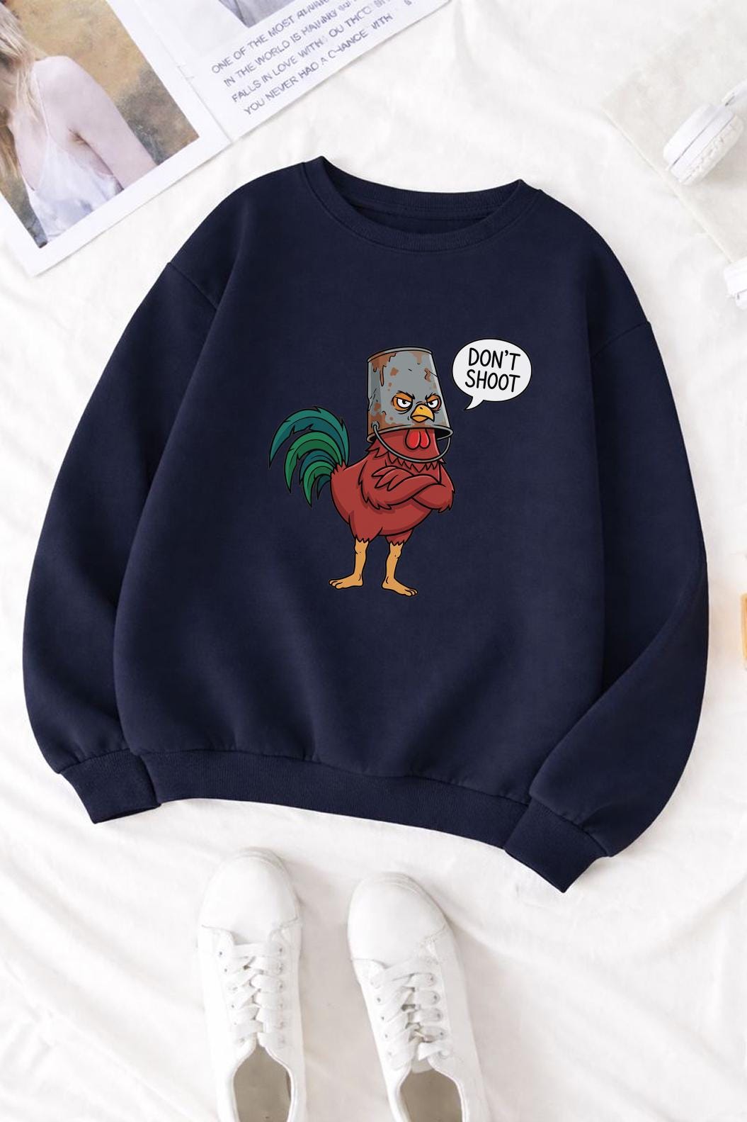 Arc Raiders Funny T Shirt, Don’t Shoot Gamer Meme Tee, Arc Raiders Chicken Shirt, Sarcastic Arcade Graphic TShirt, Unisex Gamer Tee