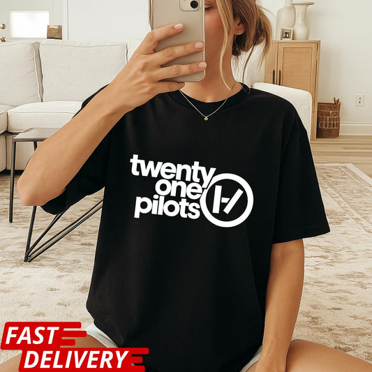 Twenty One Pilots Logo Shirt, TØP Band Merch Tee, Minimalist TØP Logo TShirt, Alternative Music Fan Shirt, Unisex Concert Tee, Twenty Øne