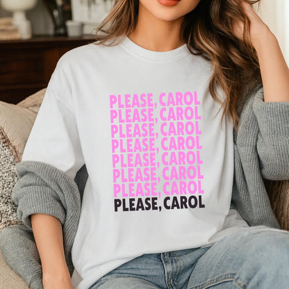 Please Carol Shirt, Carol Quote T-Shirt, Pluribus Carol Scene Tee, Cult Sci Fi Series Quote Shirt, Statement Graphic Tee