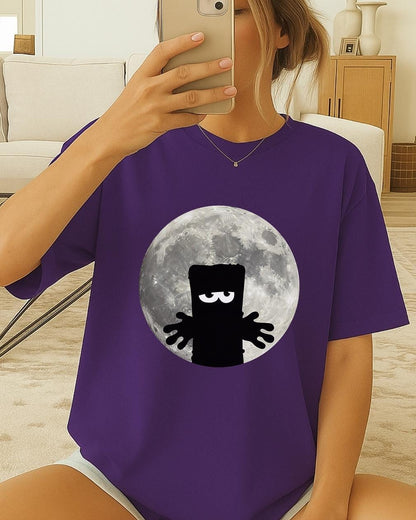 Bernd das Brot Moon Shirt, Bernd das Brot Shirt, Grumpy Bread Cartoon T-Shirt, Cult Classic Gift, MIST German Cult Cartoon Tee, Kika TV Tee