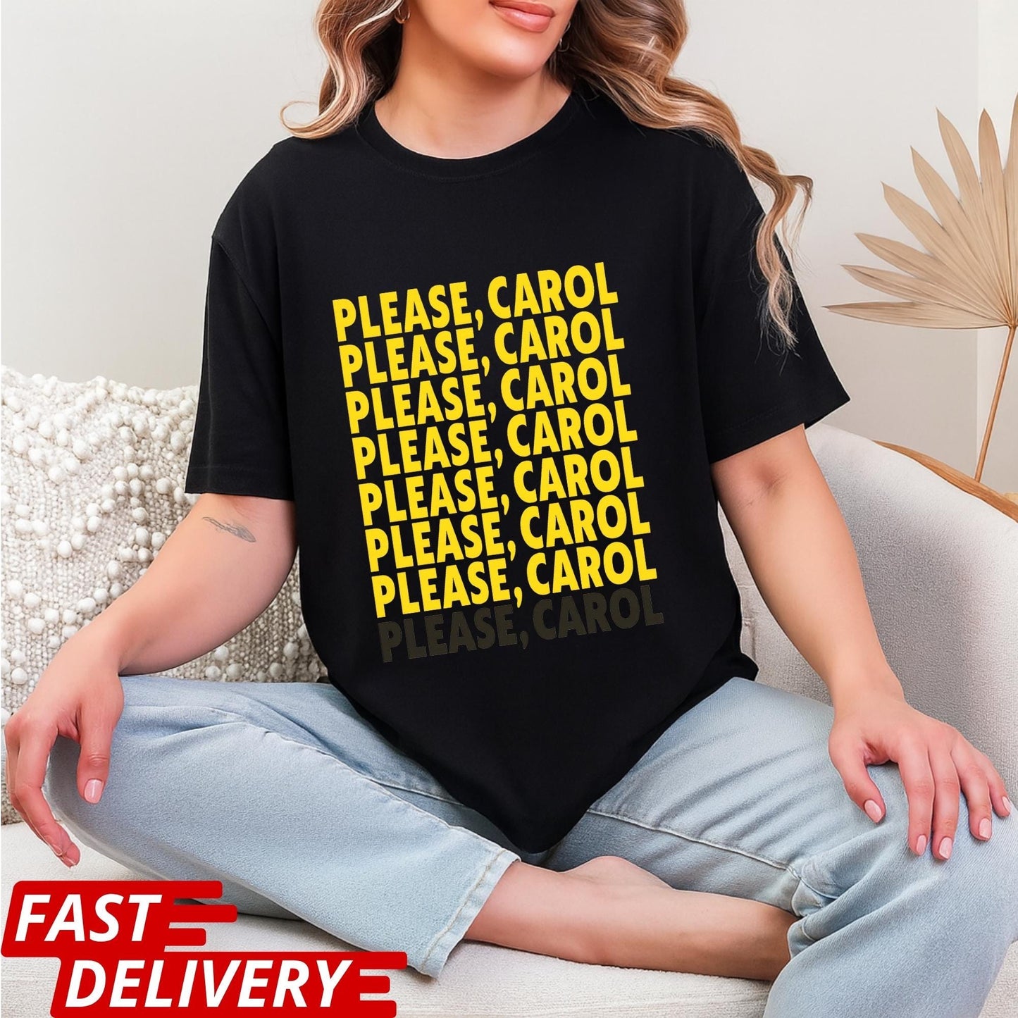 Please Carol Shirt, Carol Quote T-Shirt, Pluribus Carol Scene Tee, Cult Sci Fi Series Quote Shirt, Statement Graphic Tee