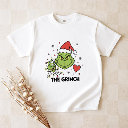 Funny Christmas Parody T-Shirt, Green Grumpy Holiday Character Tee, Cute Xmas Mischief Graphic Shirt, Grinch T-Shirt, The Grinch