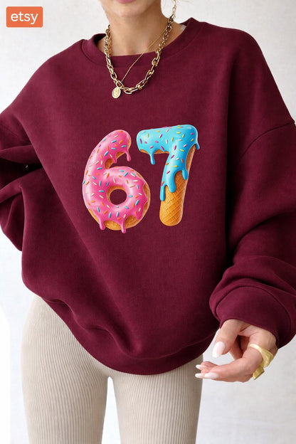 67 Meme T Shirt, Funny 6 7 Shirt, Cute Number Meme Tee, Valentine Humor Shirt, Viral Internet Joke Unisex Tee, 6 7 Valentines Day