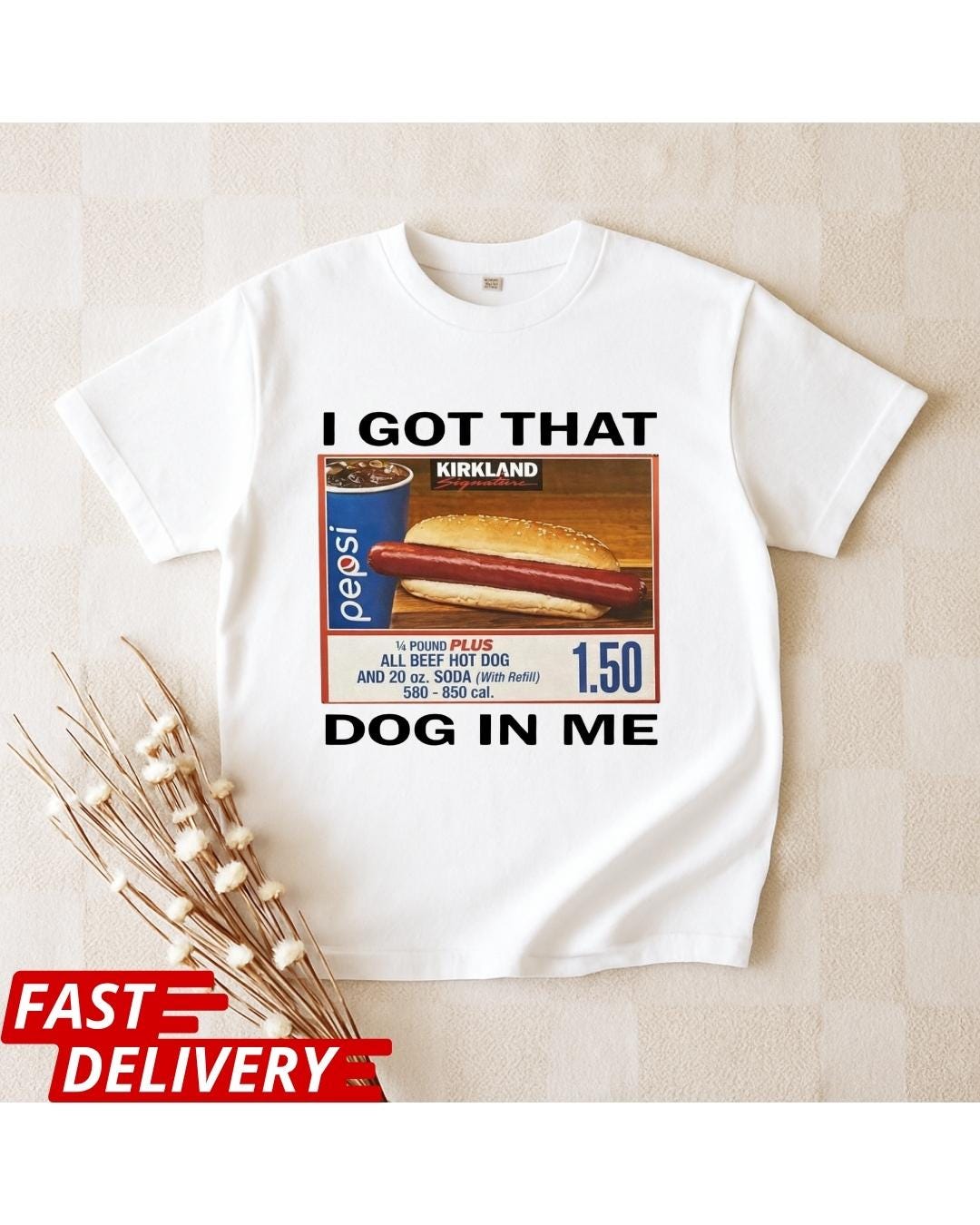 I Got That Dog In Me Shirt, Funny Costco Hot Dog Meme Shirt, Comfort Colors Graphic Tee, Viral Food Meme Shirt, Gift for Costco Lovers