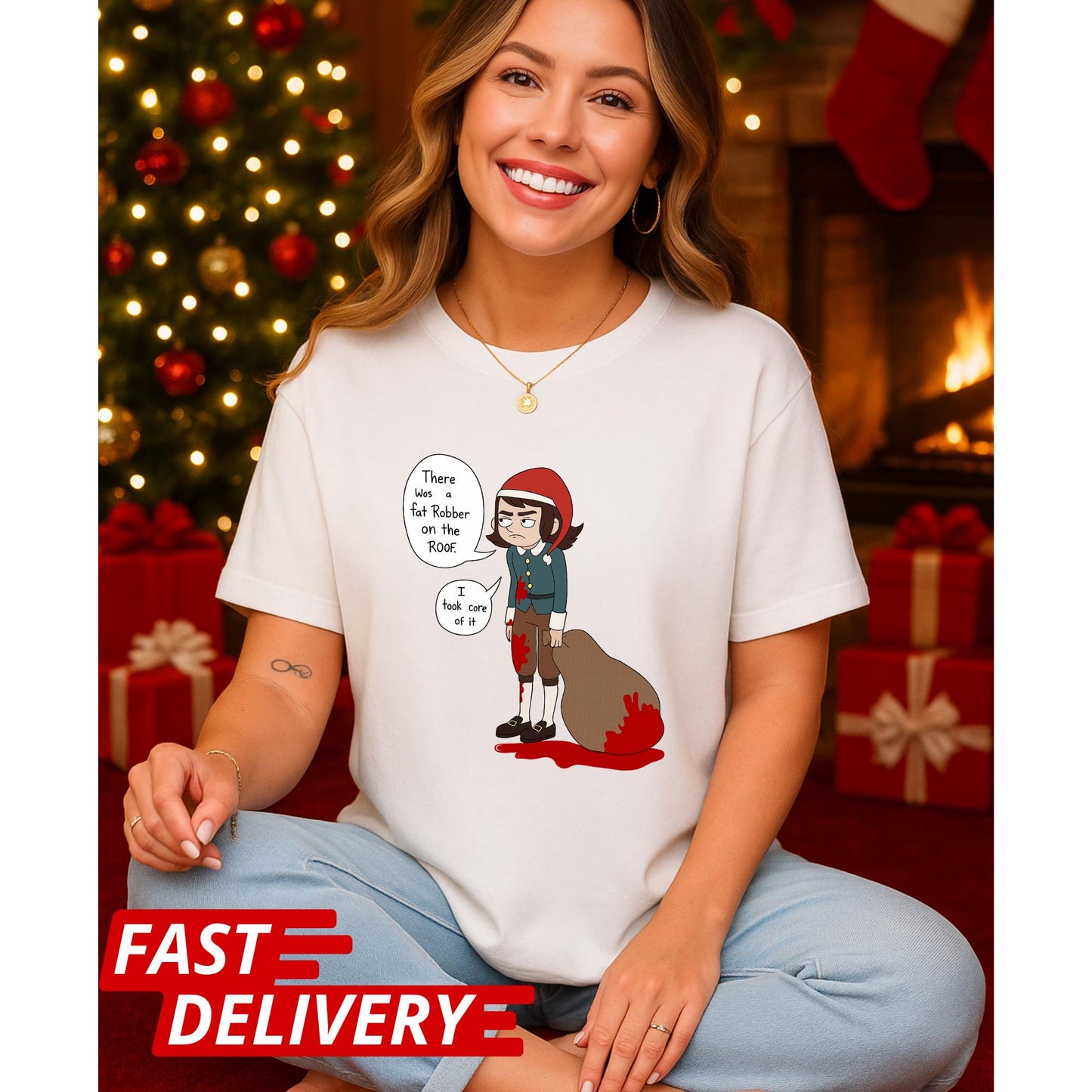 Haunted Hotel Abaddon Cartoon Inspired Custom T-shirt Dark Anime Horror Tee, Gothic Demon Graphic Shirt, Its Fricken Bats T Shirt