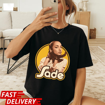 Sade Inspired Shirt, Sade Aesthetic Graphic Tee, Retro Soul Style T Shirt, Vintage Music Art Shirt, Unisex Statement Tee