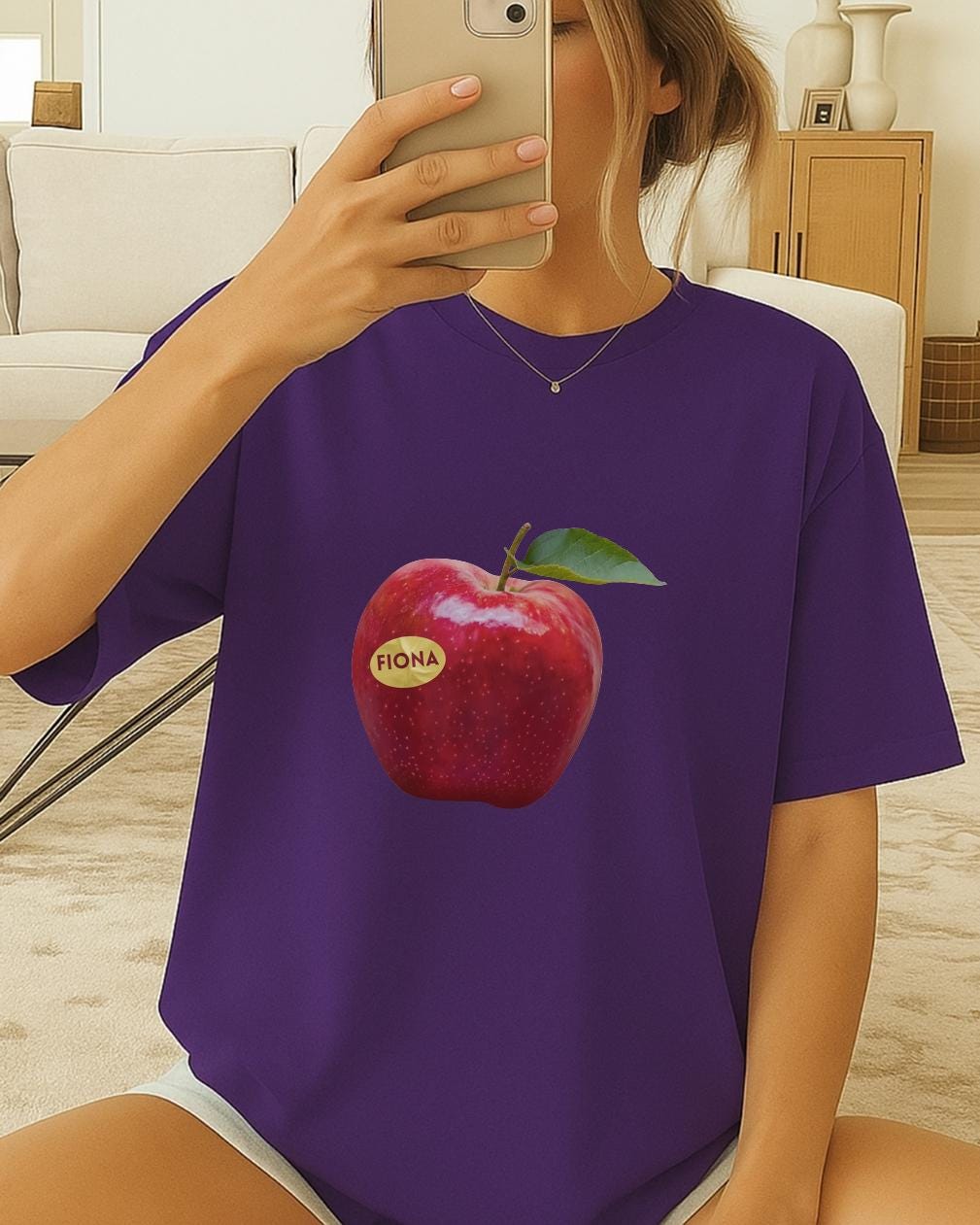 Fiona Apple Inspired T Shirt, Retro Y2K Apple Graphic Tee, Indie Music Fan Shirt, Minimal Apple Print Tee, Unisex Aesthetic Shirt, MusicGift