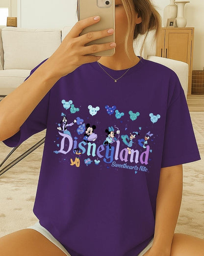 Disneyland Valentine’s Day Sweatshirt, Mickey and Friends Shirt, Disney Sweethearts Nite Sweater, Retro Disneyland Valentine Hoodie