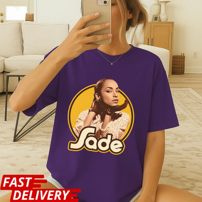 Sade Inspired Shirt, Sade Aesthetic Graphic Tee, Retro Soul Style T Shirt, Vintage Music Art Shirt, Unisex Statement Tee