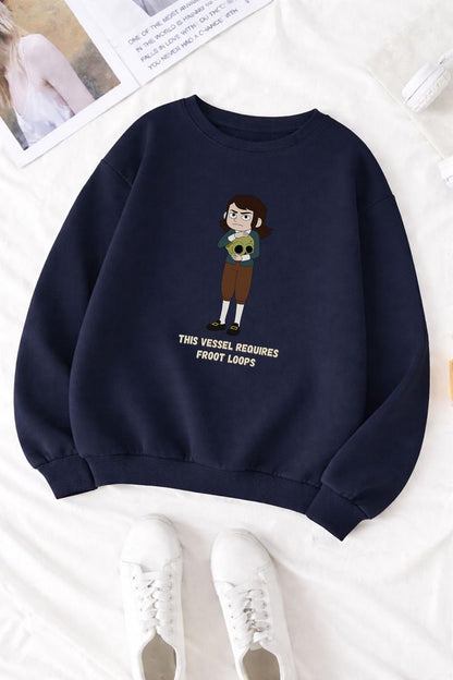 High Prince Of The Black Realm, This Vessel Requires Fruit Loops Tee, Haunted Hotel Abaddon Cartoon Inspired Custom T-shirt Dark Horror Tee