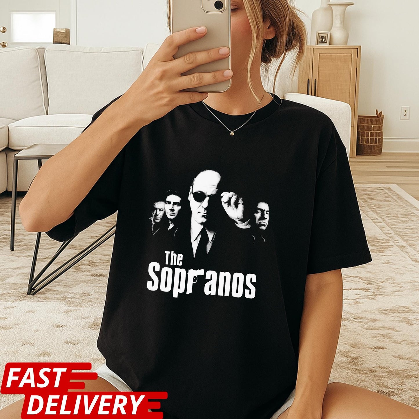 The Sopranos TV Show Shirt, Classic Mafia Series Tee, Mob Boss Fan Gift, Vintage Crime Drama T-Shirt, Tony Soprano Graphic Tee