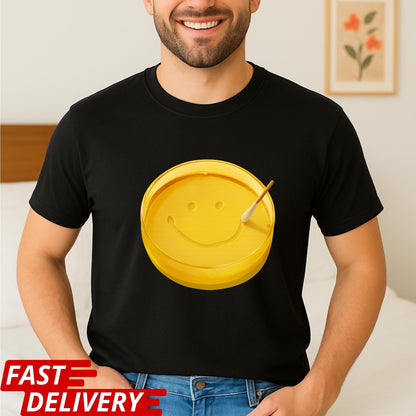 Pluribus Smile Dish Shirt, Pluribus Series Iconic Scene T-Shirt, Sci-Fi Cult Show Symbol Tee, Dystopian TV Series Shirt