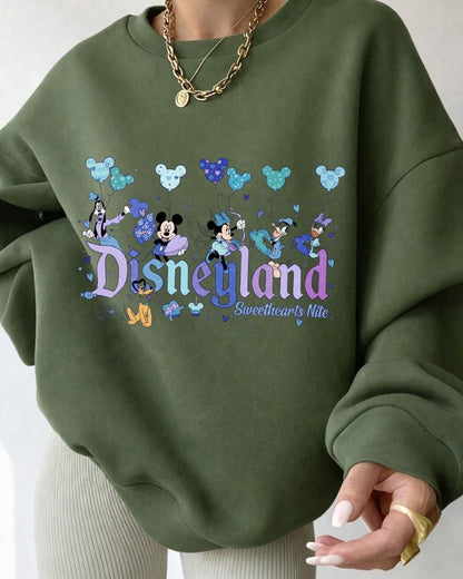 Disneyland Valentine’s Day Sweatshirt, Mickey and Friends Shirt, Disney Sweethearts Nite Sweater, Retro Disneyland Valentine Hoodie