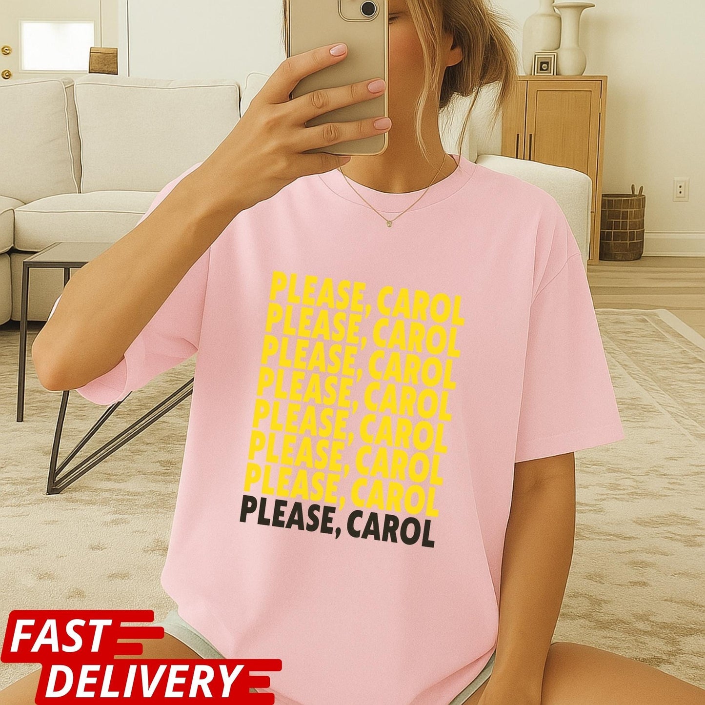 Please Carol Shirt, Carol Quote T-Shirt, Pluribus Carol Scene Tee, Cult Sci Fi Series Quote Shirt, Statement Graphic Tee