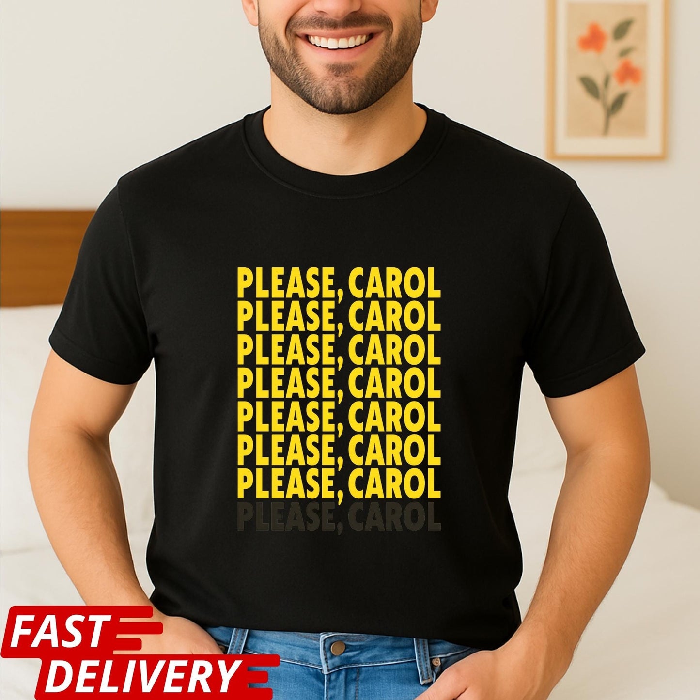 Please Carol Shirt, Carol Quote T-Shirt, Pluribus Carol Scene Tee, Cult Sci Fi Series Quote Shirt, Statement Graphic Tee