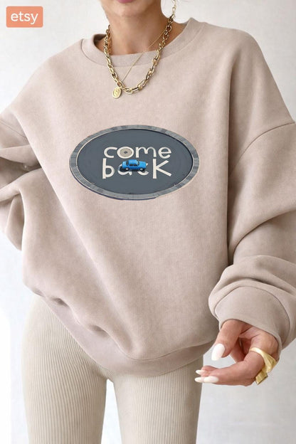 Pluribus Come Back Shirt, Carol Quote T-Shirt, Minimal Fan Art Tee, Sci-Fi Series Inspired Graphic Shirt, Unisex Retro TV Show Tee