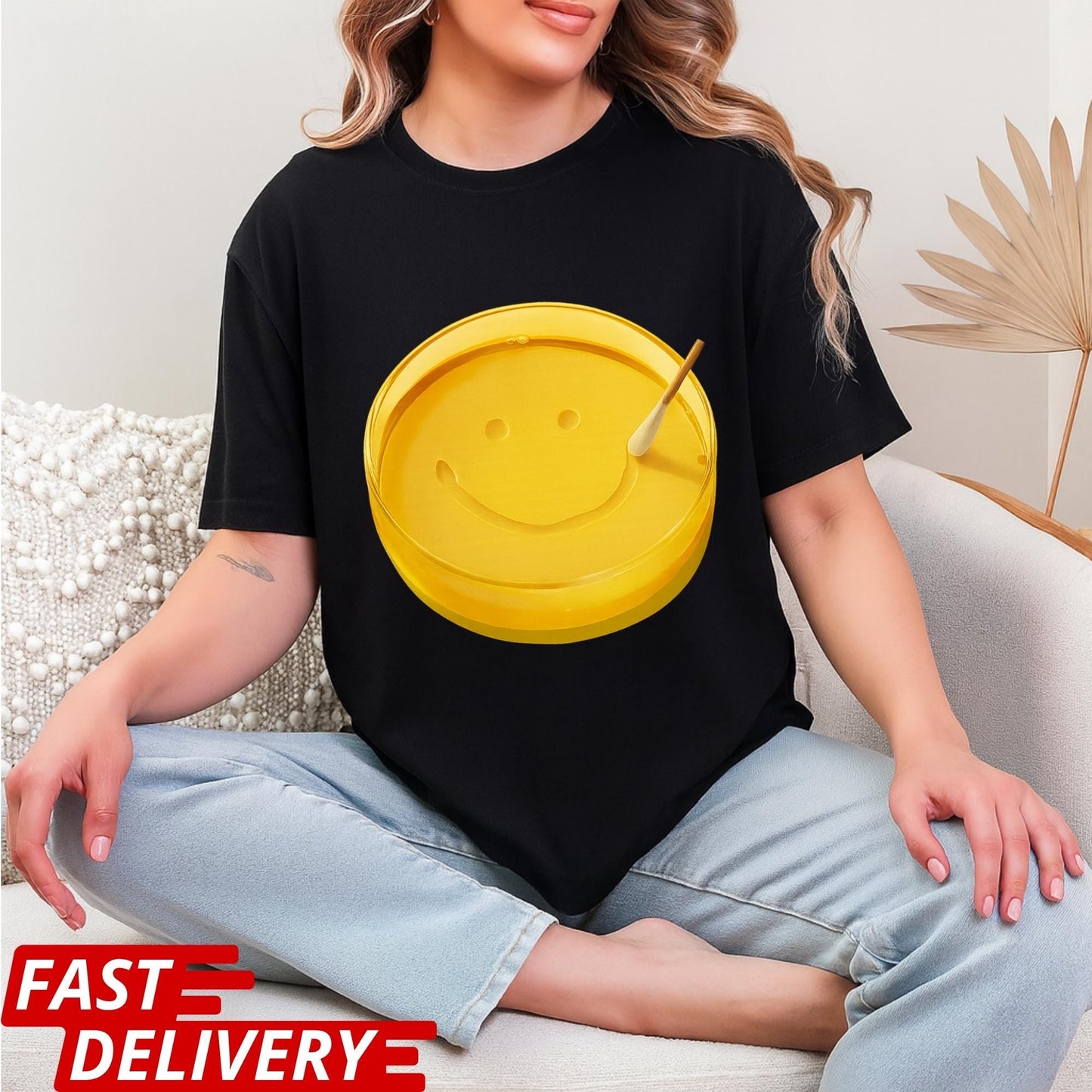 Pluribus Smile Dish Shirt, Pluribus Series Iconic Scene T-Shirt, Sci-Fi Cult Show Symbol Tee, Dystopian TV Series Shirt