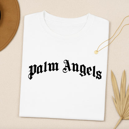 Palm Angels Inspired Oversized Sweatshirt, Gothic Font Streetwear graphic t-shirt, premium cotton streetwear tee, Cotton Body Tee